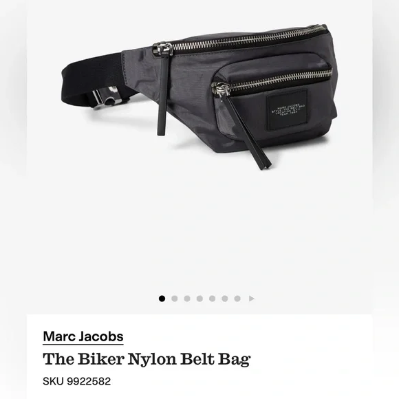 Marc Jacobs Biker Nylon Belt Bag - Picture 2 of 9